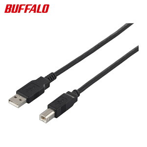 �o�b�t�@���[ USB2.0 A to B �P�[�u�� 1.0m �u���b�N (1��) BU2AB10BK