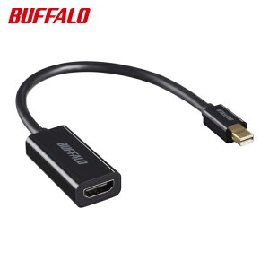 �o�b�t�@���[ miniDisplayPort-HDMI�ϊ��A�_�v�^ �u���b�N (1��) BMDPHDBK