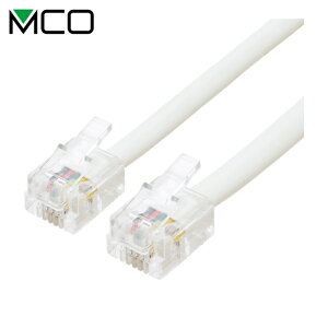 MCO �d�b�@�R�[�h 6��4�c 10m �� (1Pk) �i�ԁFDC-410/WH