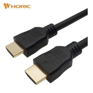 HORIC HDMI�P�[�u�� 1m �u���b�N �v���X�`�b�N�w�b�h HDM10-064BK (1��) HDM10-064BK