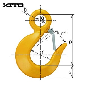 �L�g�[ KITO �`�F���X�����O �J�i�O���ށi�A�C�^�C�v�j �X�����O�t�b�NHTL ��{�g�p�׏d1.1t (1��) �i�ԁFHTL4060