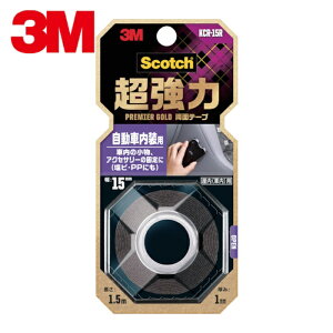 3M �X���[�G�� �X�R�b�` �����͗��ʃe�[�v �v���~�A�S�[���h �����ԓ����p 15mm×1�D5m (1��) �i�ԁFKCR-15R
