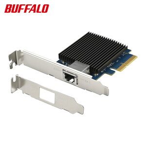 �o�b�t�@���[ BUFFALO 10GbE�Ή�PCI Express�o�X�pLAN�{�[�h (1��) �i�ԁFLGY-PCIE-MG2