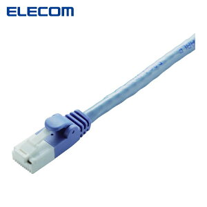 �G���R�� ELECOM LD-GPT/BU10/RS Cat6�Ή��c���܂�h�~LAN�P�[�u�� 10m �u���[ (1�{)