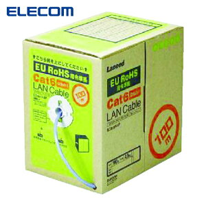 �G���R�� ELECOM LD-CT6/BU100/RS EURoHS�w�ߏ���LAN�P�[�u��100m���[�����u���[ (1��)