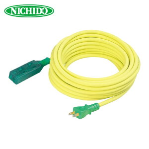 �����H�� NICHIDO �����R�[�h �X�g���[�g�^�g���v�������v�t 100V 2�c 10m (1�{) �i�ԁFLS2-10