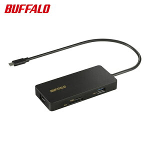 �o�b�t�@���[ BUFFALO Type-C�ڑ� �h�b�L���O�X�e�[�V���� PD�Ή� CR�t �u���b�N (1��) �i�ԁFLUD-U3-CGCBK