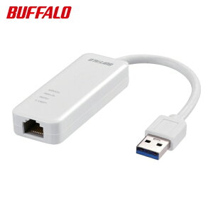 �o�b�t�@���[ BUFFALO Giga�Ή� Type-A USB3.2�iGen1�j�pLAN�A�_�v�^�[ �z���C�g (1��) �i�ԁFLUA5-U3-AGTE-WH