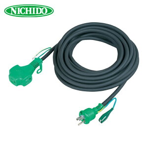 �����H�� NICHIDO PPT-10E (BK) �g���v���|�b�L�������R�[�h �A�[�X�t 10m �� (1�{)