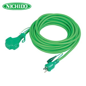 �����H�� NICHIDO PPT-10E (GN) �g���v���|�b�L�������R�[�h �A�[�X�t 10m �� (1�{)