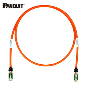 �p���h�E�C�b�g PANDUIT STP6X1MOR CAT6A/CAT6 �V�[���h�p�b�`�R�[�h 1m �I�����W SPT6X1MOR (1�{)