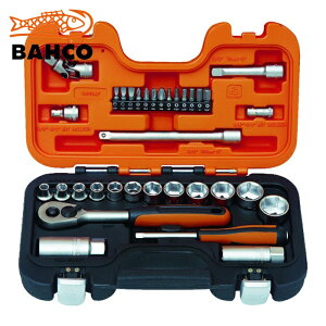 �o�[�R BAHCO S330AF �C���`�\�P�b�g�Z�b�g 1/4 3/8 �����p6.35mm 9.5mm (1S)