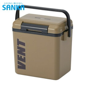 SANKA サンカ クーラーボックス 7.6L レジャークーラー バン セレーノ #10 ジャーマンカーキ シボ (1個) 品番：SVES-#10KA