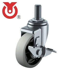 ���[�G�C�L���X�^�[ �˂����ݎ� ���� �L���X�^�[ �E���^�� �ԗ֌a100mm �X�g�b�p�[�t�� J�^�C�v SJT-S�^ (1��) �i�ԁFSJT-100GUS-M16-40