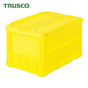 �g���X�R TRUSCO �I���R�� ���^�܂肽���݃R���e�i 50L ���b�N�t�^�t �C�G���[ (1��) TR-C50B (Y)