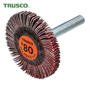 �g���X�R TRUSCO �Z���~�b�N�t���b�v�z�C�[�� ���a6mm #80 �O�a40×��5×����40 (5��) (1��) TCF4005-CE-80