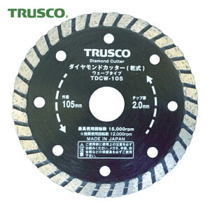 �g���X�R TRUSCO �_�C�������h�J�b�^�[ 150X2.2TX7WX25.4H �E�F�[�u (1��) TDCW-150