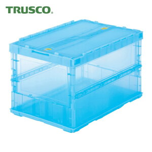 �g���X�R TRUSCO �I���R�� ���^�܂肽���݃R���e�i �X�P���R�� 50L ���b�N�t�^�t �����u���[ (1��) TSK-C50B (B)
