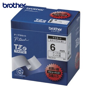 �u���U�[�H�� brother ���x���v�����^�p�e�[�v�J�[�g���b�W Tze�e�[�v ������/���n/6mm �i�����p�p�b�N5���j (1��) �i�ԁFTZE-211V