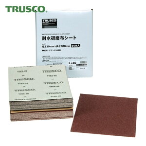 �g���X�R TRUSCO �V�[�g�y�[�p�[(�ϐ������z�V�[�g ���E�����p�^�C�v) #40 230X280mm(50����) (1��) TTKS-40