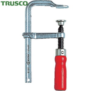 トラスコ TRUSCO エホマクランプ 木ハンドル 最大口開120mm×深さ60mm (1丁) 品番:G-12C