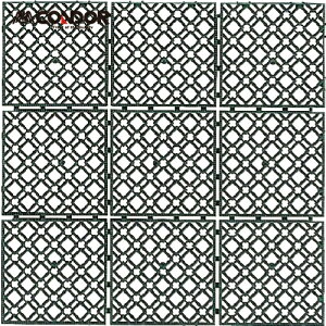 山崎産業 コンドル ジョイントスノコ ニューマフロス 本駒 グリーン 幅300×長さ300×厚さ25mm (1枚) 品番:F-159-HK-G