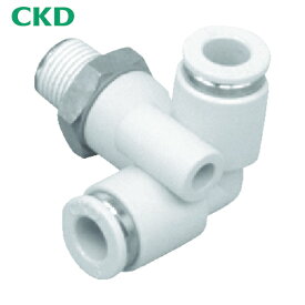 CKD ニュージョイントテトラ形タイプ 適合チューブ外径：4mm接続口径R1/8 (1個) 品番：GWTR4-6