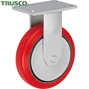 トラスコ TRUSCO 重量キャスター 固定 100mm 耐湿ウレタン車輪320kgf (1個) 品番:HR/HM100320RPCI-TG