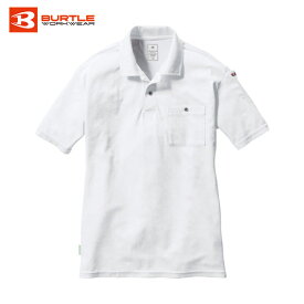 バートル 半袖ポロシャツ167-29-Lホワイト (1着) 品番：167-29-L