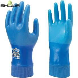 ショーワ ポリウレタン手袋 No．283ジャージテムレス ブルー LL サイズ (1双) 　品番：NO283R-LL 【送料無料】