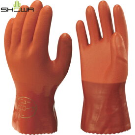 ショーワ 塩化ビニール手袋 まとめ買い 簡易包装ニュービニローブ(10双入) オレンジ LLサイズ (1袋) 品番:NO610-LL10P