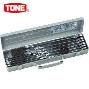 TONE トネ コンビネーションラチェットレンチ ラチェットめがねレンチセット 10pcs (1S) 品番:RM110