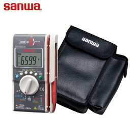 SANWA(三和電気計器) ハイブリッドミニテスタ ケース付(マルチメータ＋クランプメータ) (1台) 品番：PM33AC