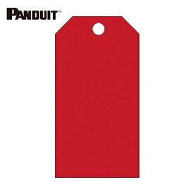 パンドウイット 書き込み用カラータグ 赤 (25枚入) (1袋) 品番：PVT-179-Q