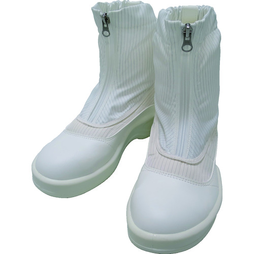 ゴールドウイン 静電安全靴セミロングブーツ ホワイト 23.0cm (1足) 品番：PA9875-W-23.0：工具ランドこだわり館