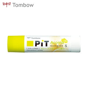 Tombow トンボ鉛筆 スティック糊ピットハイパワーS グレープフルーツ (1個) 品番:PT-TPK02
