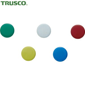 トラスコ TRUSCO 磁石 強力マグネット 18mm 10個入 赤 (1Pk) 品番:SCM18-R-10P