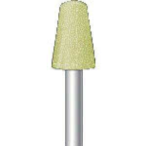 ナカニシ セラミックダイヤモンド砥石 テーパー先丸型 φ8×12×軸φ3 #170 (1本) 品番:14697