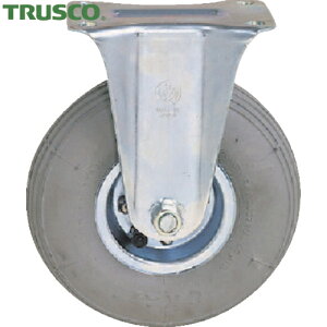 トラスコ TRUSCO プレス製運搬台車用オプション エコ運搬車用 空気タイヤ 固定キャスターΦ220 ゴム車 (1個) 品番:SD-220ARK