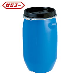 サンコー(三甲) プラスチックドラムオープンタイプ 850005 PDO25L-1ブルー (1本) 品番：SKPDO-25L-1-BL