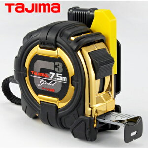 タジマ tajima スケール メジャー コンベックス セフコンベG3ゴールドロックー25 幅25mm 長さ7.5m メートル目盛 (1個) 品番:SFG3GL25-75BL