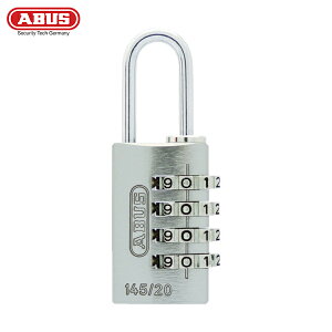 ABUS アバス ナンバー可変式4段ダイヤル南京錠 145-4d 30 SI (1個) 品番:145-4D30SI