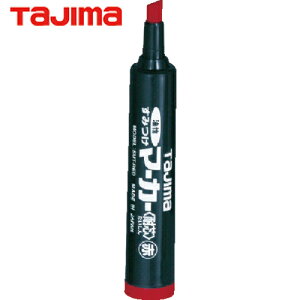 タジマ tajima 建築用ペン すみつけマーカー(耐芯)赤 (1本) 品番:SMT-RED