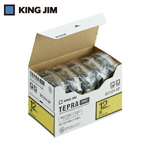 LOW KING JIM ev PROe[v 12mm GRpbNi5j/x/ 8m (1Pk) iԁFSC12Y-5P