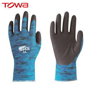 トワロン ニトリル背抜き手袋 SG−A002 ミリタリーブルー LL (1双) 品番:SG-A002-LL