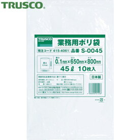 TRUSCO(トラスコ) 業務用ポリ袋0.1×700L 3枚入 (1袋) 品番：S-0700