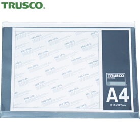 TRUSCO(トラスコ) ファスナー付クリアケース A4 (1枚) 品番：SFC-A4