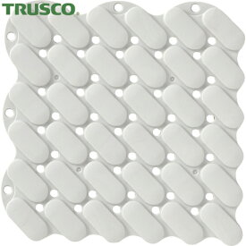 TRUSCO(トラスコ) 抗菌・防炎ジョイントスノコ 素足用 グレー (1枚) 品番：TJSS15-GY