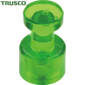 TRUSCO(トラスコ) カラーマグネットピン 緑 100個入り (1Pk) 品番：TMPC100-GN