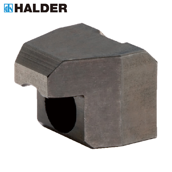 HALDER クランプ(工作機械用) 特殊口金 フローティングクランプM12用 交換口金、上側 (1個) 品番：23320.0056